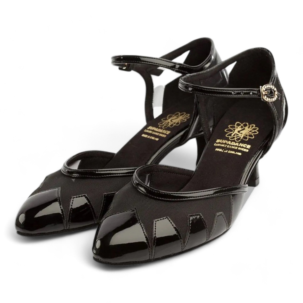 Modell 1040 Black Patent/Mesh
