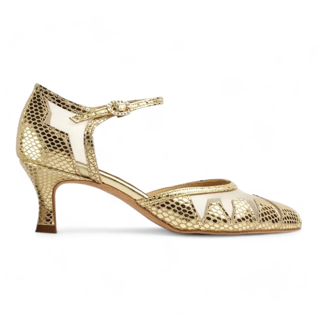 Modell 1040 Gold Embossed Leather / Mesh