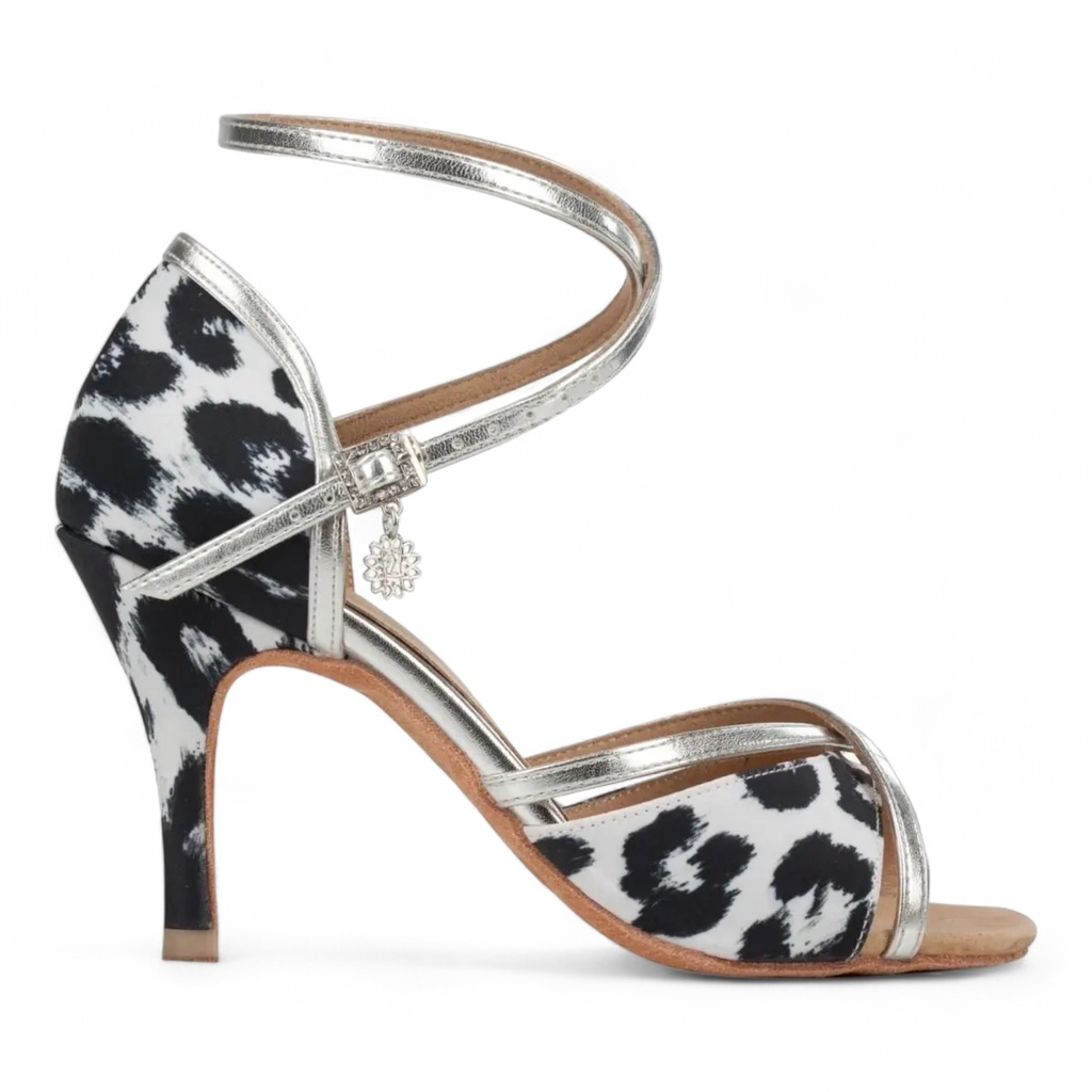 Modell 1073 White Leopard Print