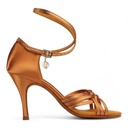 Modell 1178 Dark Tan Satin / Gold Shimmer