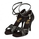 Modell 1178 Black Satin / Silver Shimmer