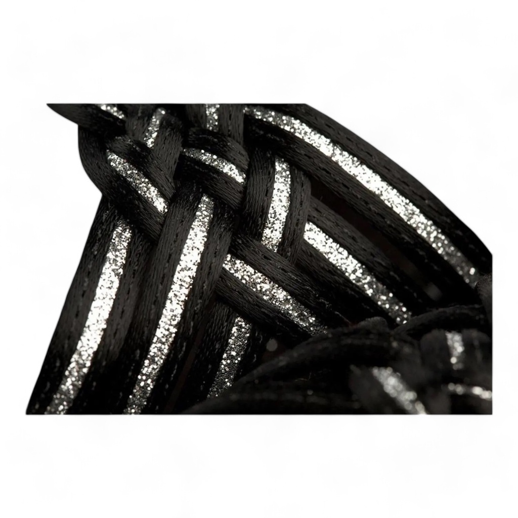 Modell 1178 Black Satin / Silver Shimmer