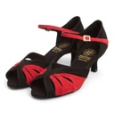Modell 1548 Black Suede / Red Suede