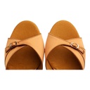 Modell 7843 Dark Tan Satin (VEGAN)