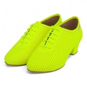 Modell 1326 Neon Yellow Perforated Eco Leather