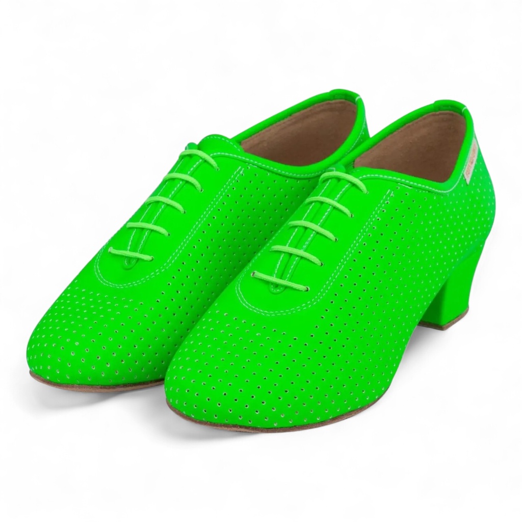 Modell 1326 Neon Green Perforated Eco Leather