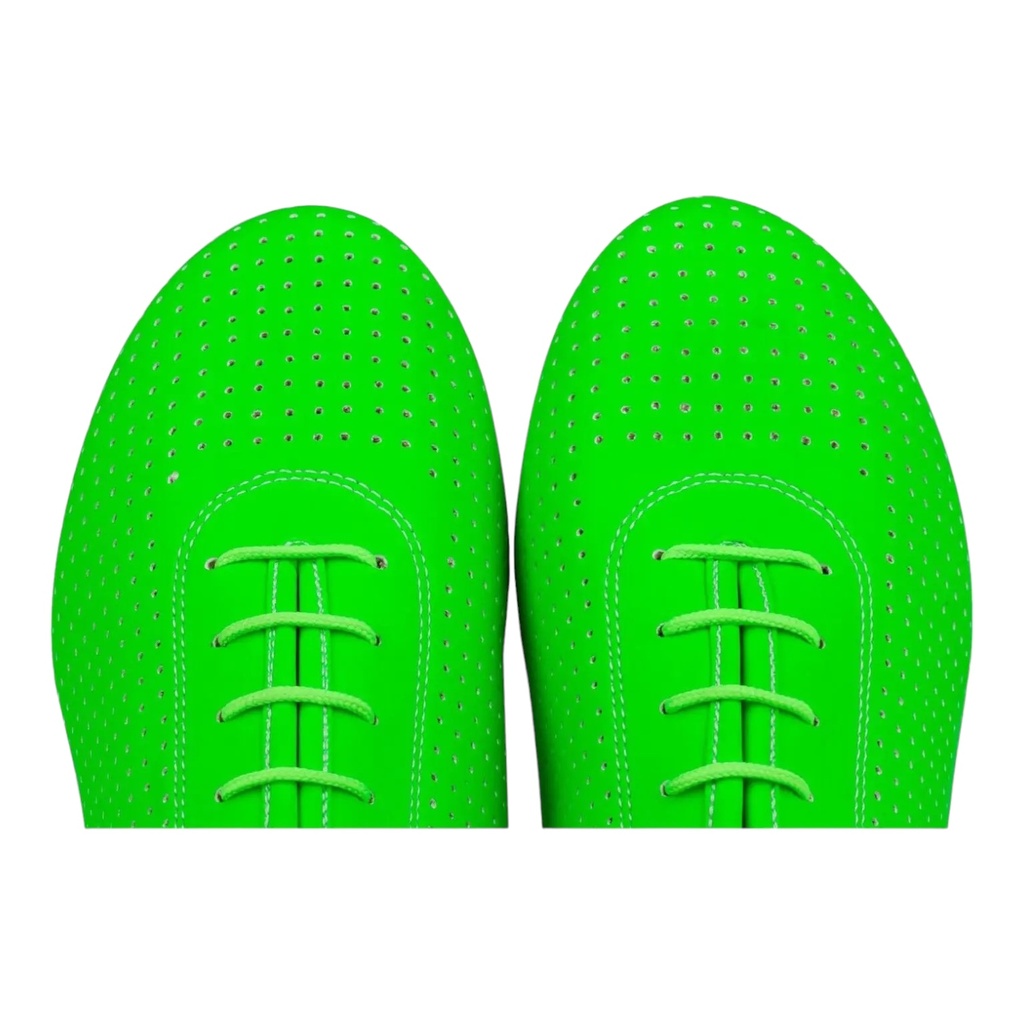 Modell 1326 Neon Green Perforated Eco Leather
