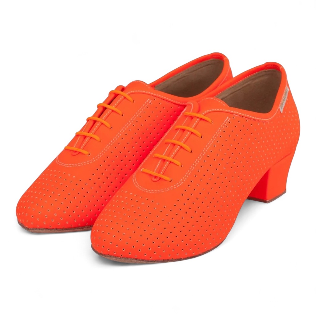 Modell 1326 Neon Orange Perforated Eco Leather