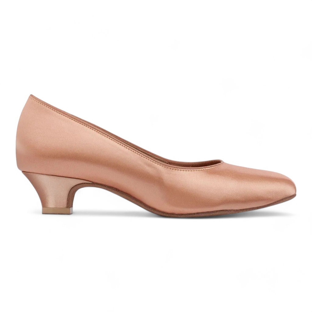 Modell 1016 Flesh Satin Comfort Heel