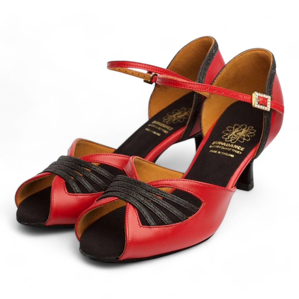 Modell 1536 Black/Red Leather