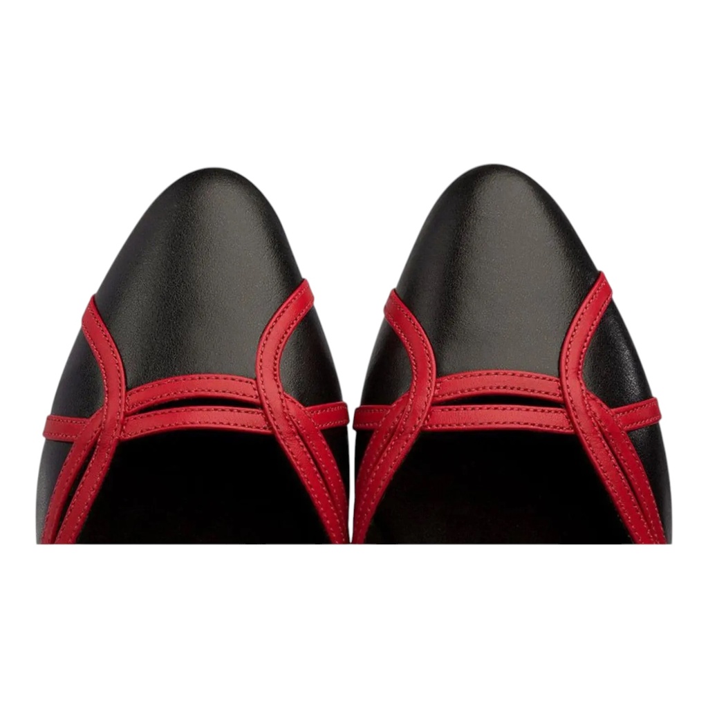 Modell 1542 Black/Red Leather