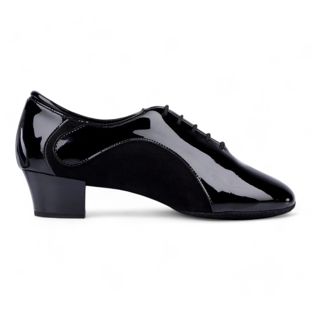 Modell 8509 in Black Patent / Suede
