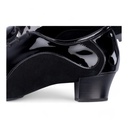 Modell 8509 in Black Patent / Suede