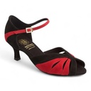Modell 1548 Black Suede / Red Suede