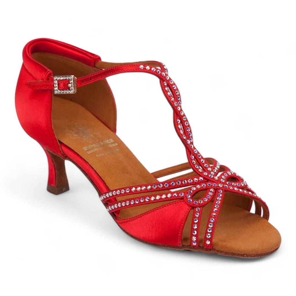 Modèle 1544 Red Satin (2" (5,08 cm), Flare, normal, UK 2,0 (ca, EU 34), non végétalien)