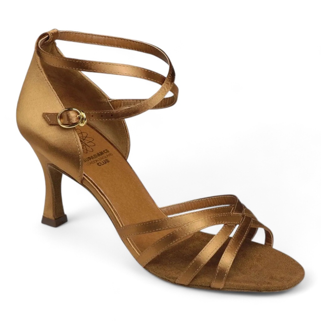 Modell 7844 Dark Tan Satin (VEGAN)