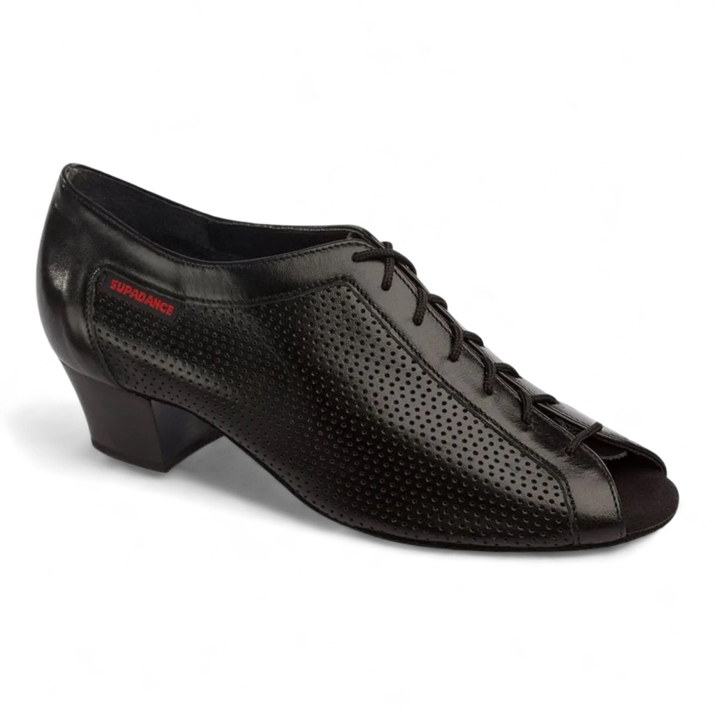 Modèle 1224 Black Leather / Perforated (UK 2,0 (ca, EU 34), non végétalien)