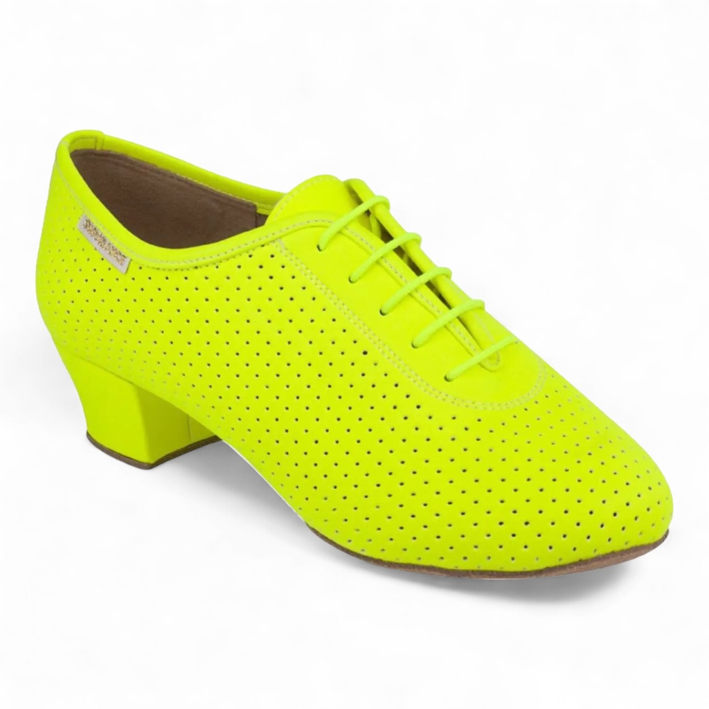 Style 1326 Neon Yellow Perforated Eco Leather (normal, UK 2,0 (ca, EU 34), non vegan)