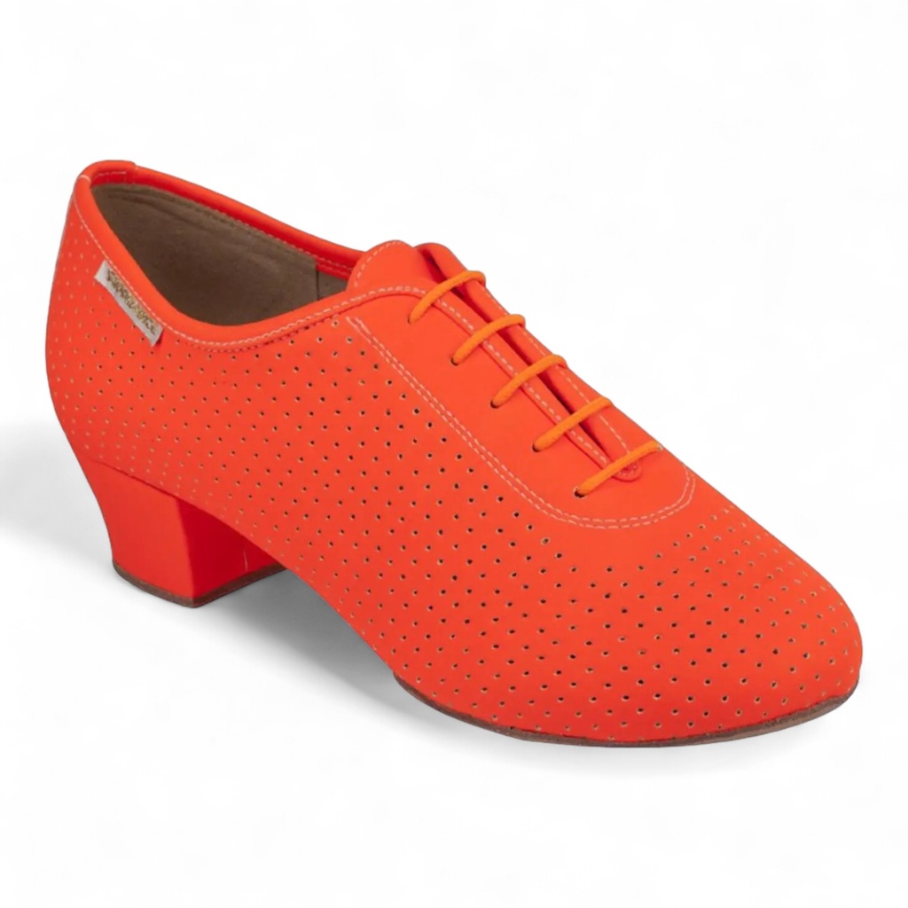 Modèle 1326 Neon Orange Perforated Eco Leather