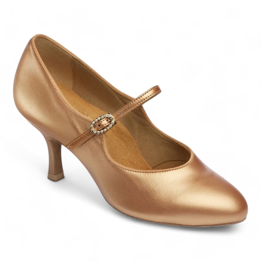 Style 1012 Flesh Sateen Leather (2" (5,08 cm), Contour, normal, UK 2,0 (ca, EU 34))