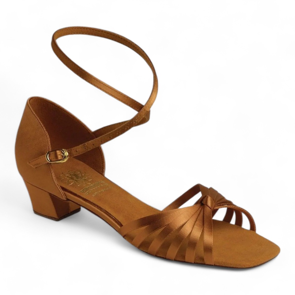 Style 1666 Dark Tan Satin (normal, UK 10,0 (ca. EU 28))