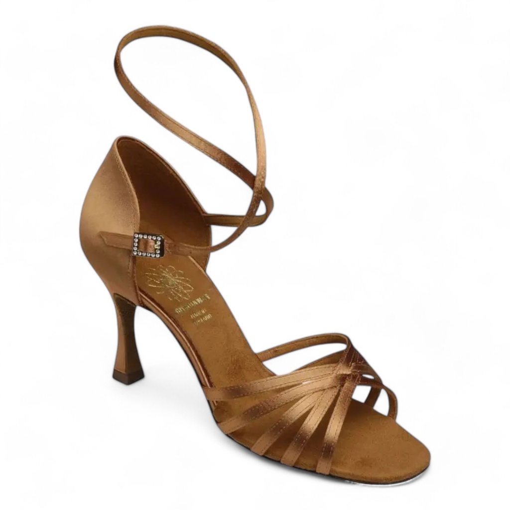 Modèle 1403 Dark Tan Satin (2" (5,08 cm), normal, UK 2,0 (ca, EU 34), non végétalien)