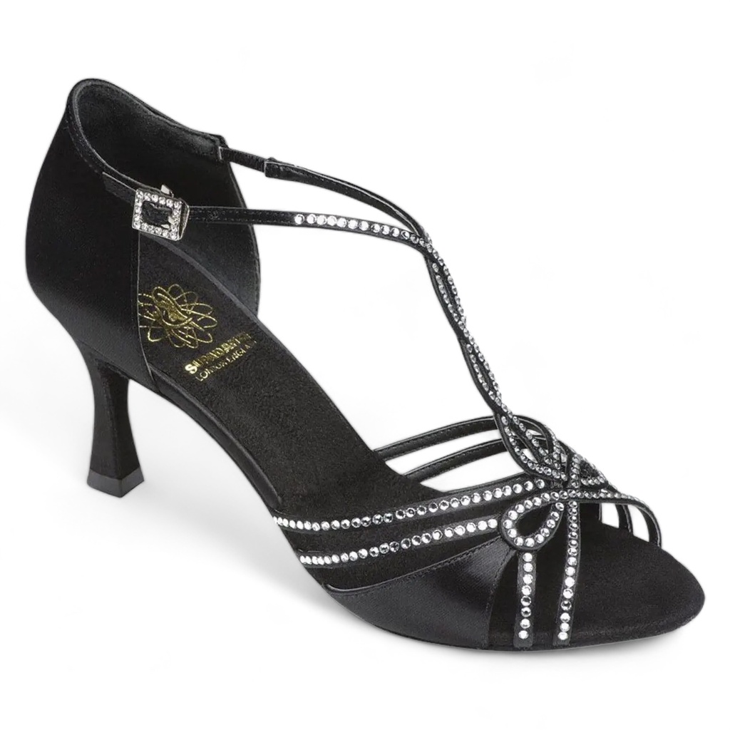 Modèle 1544 Black Satin (2" (5,08 cm), Flare, normal, UK 2,0 (ca, EU 34), non végétalien)