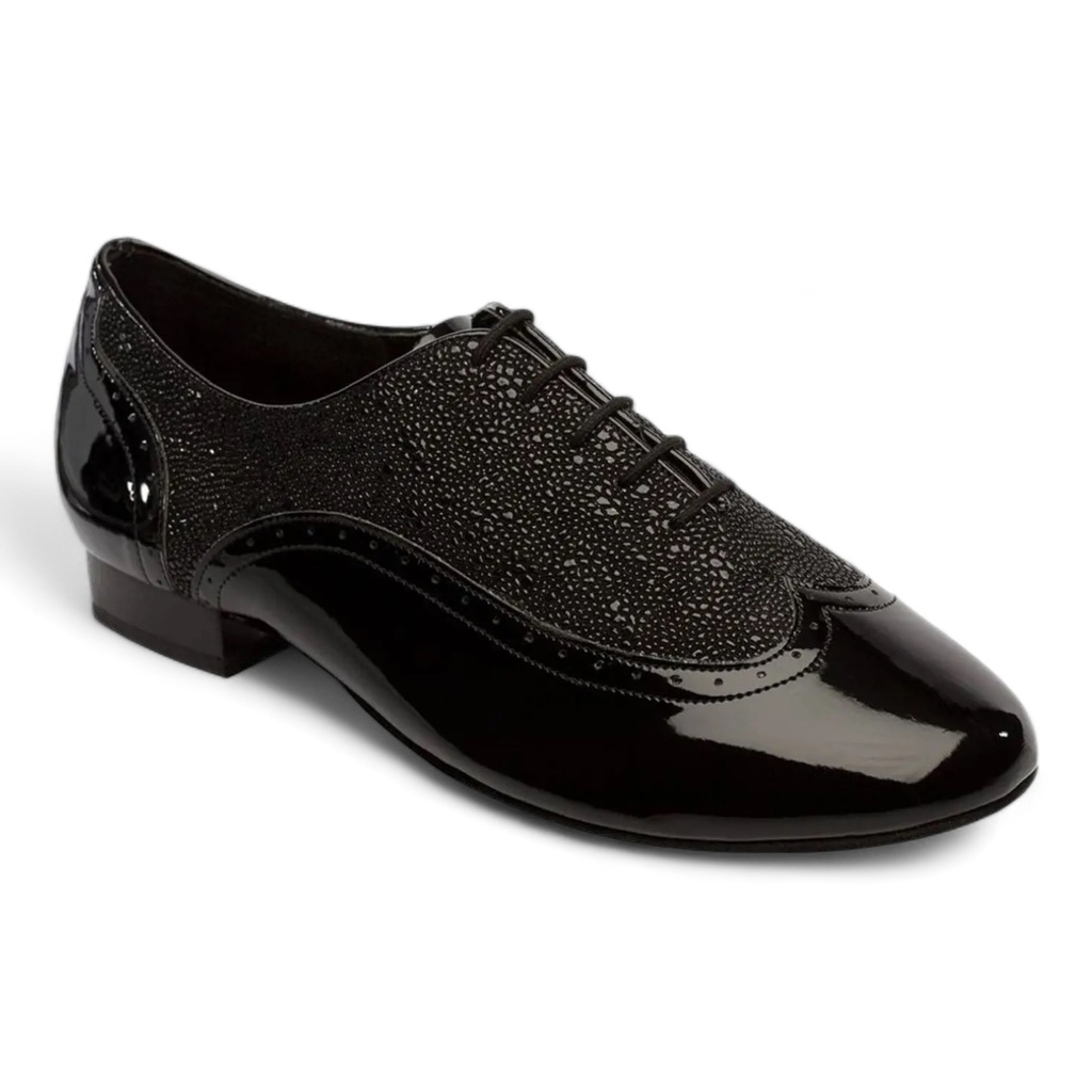 Modell 6405 Black Patent / Black Stingray (normal, UK 6,0 (ca. EU 39/39,5), nicht vegan (Standard))