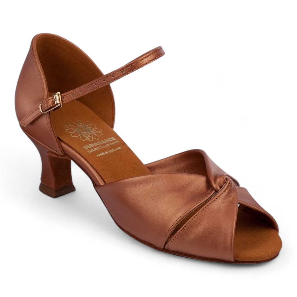 Modell 1028 Dark Tan Sateen Leather (1,5" (4cm), High, normal, UK 2,0 (ca. EU 34))