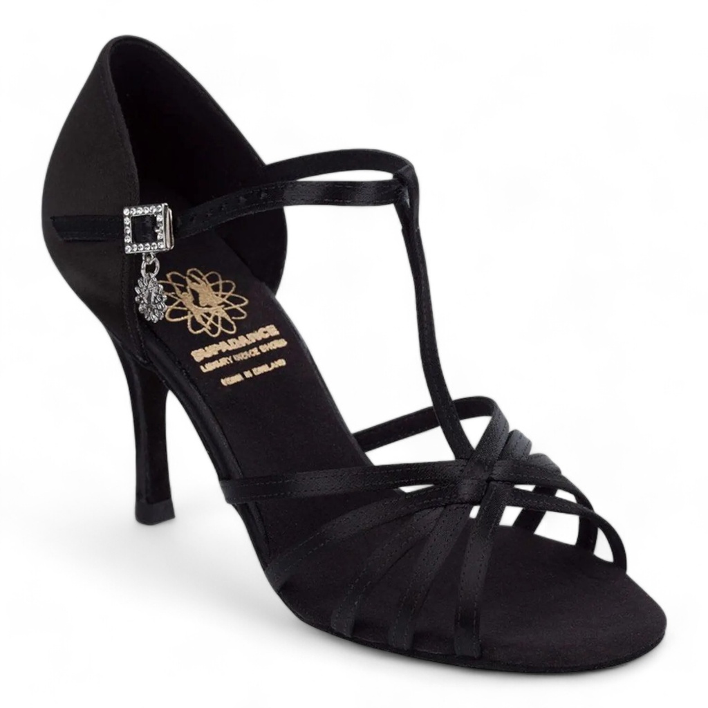 Modèle 1141 Black Satin (2,5" (6,3 cm), Stiletto, normal, UK 2,0 (ca, EU 34), non végétalien)