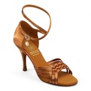 Modell 1178 Dark Tan Satin / Gold Shimmer