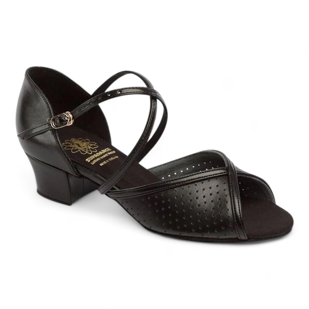Modèle 1226 Black Leather / Perforated (UK 2,0 (ca, EU 34), non végétalien)