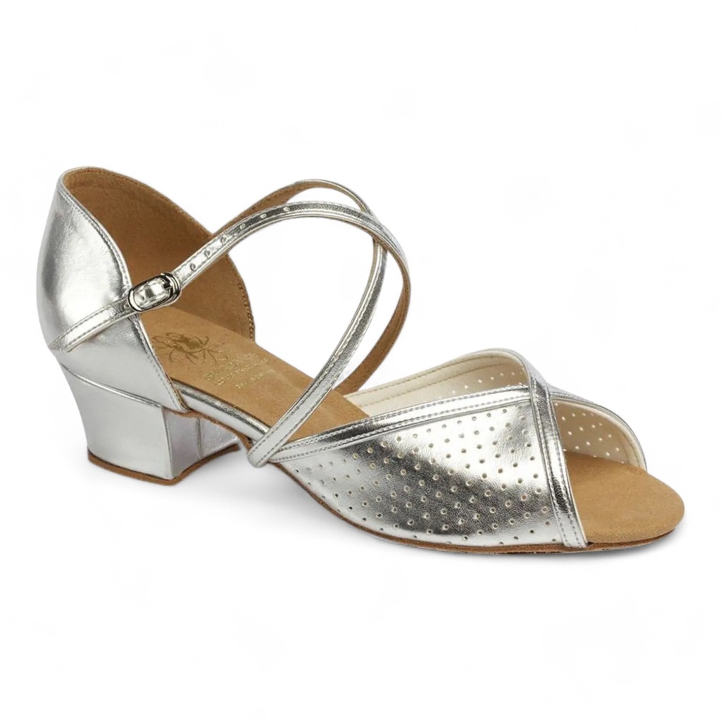 Style 1226 Silver Coag / Perforated (UK 2,0 (ca, EU 34), non vegan)