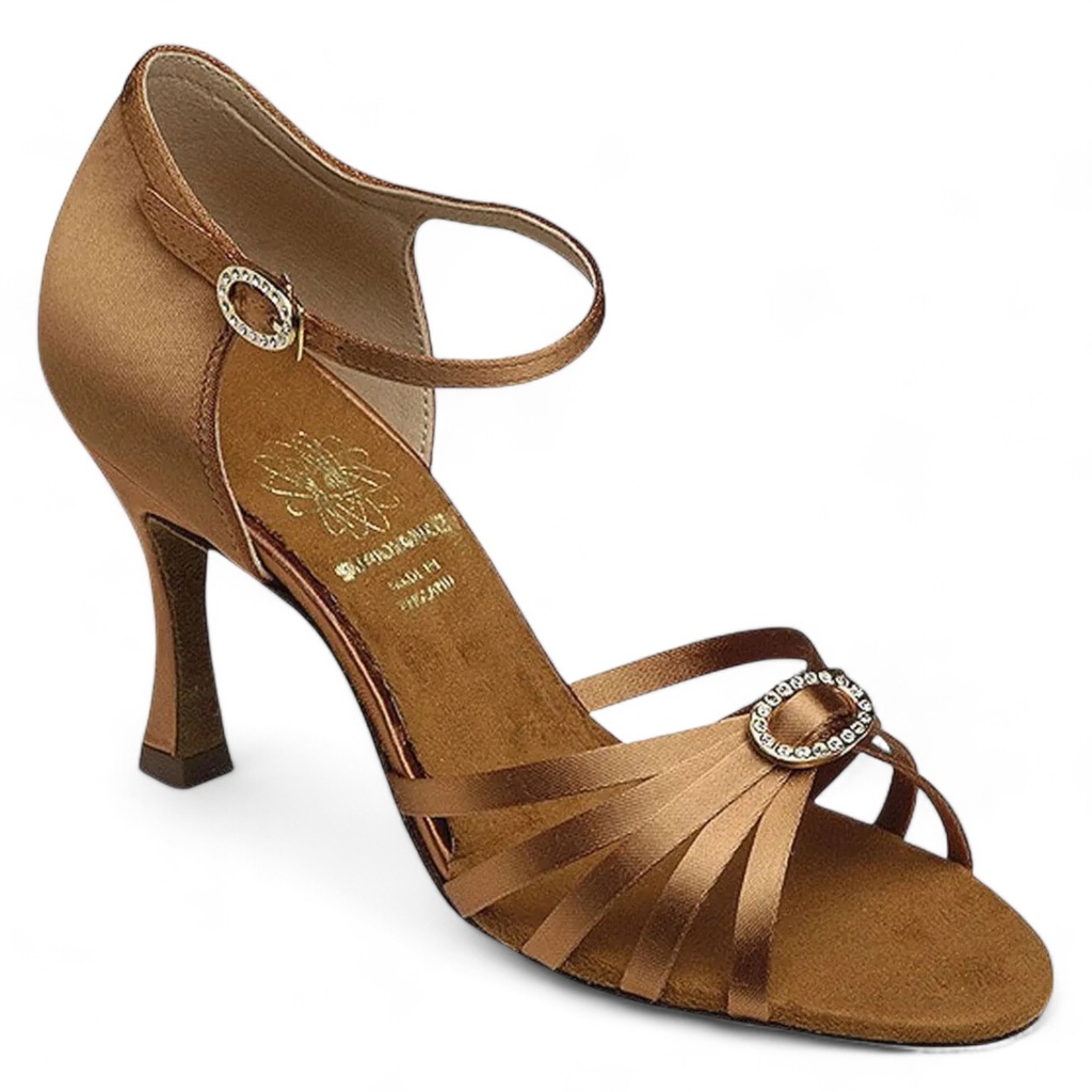 Modèle 1516 Dark Tan Satin (2" (5,08 cm), normal, UK 2,0 (ca, EU 34), non végétalien)