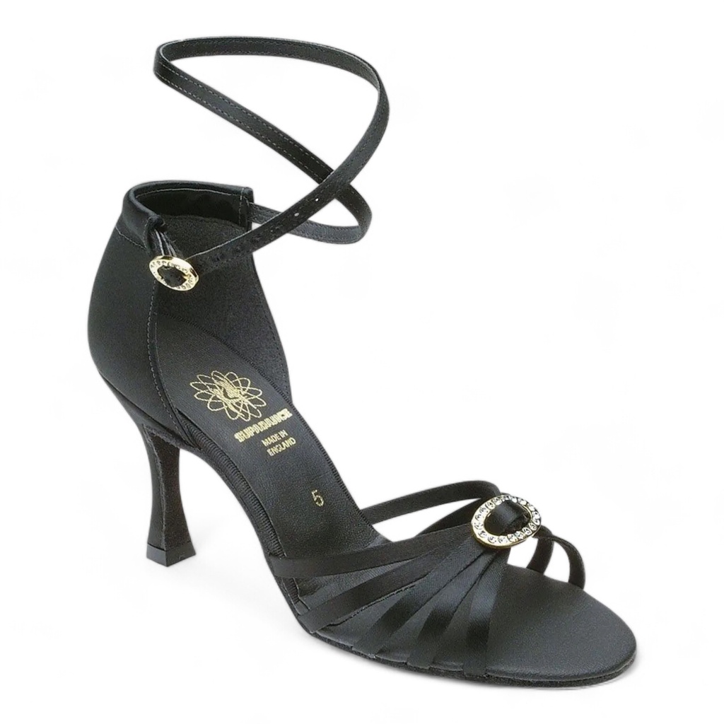 Style 1518 Black Satin (2" (5,08 cm), UK 2,0 (ca, EU 34), non vegan)