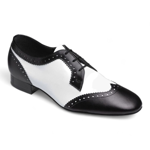 Style 6400 Black / White Leather