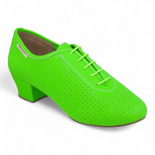 Modell 1326 Neon Green Perforated Eco Leather