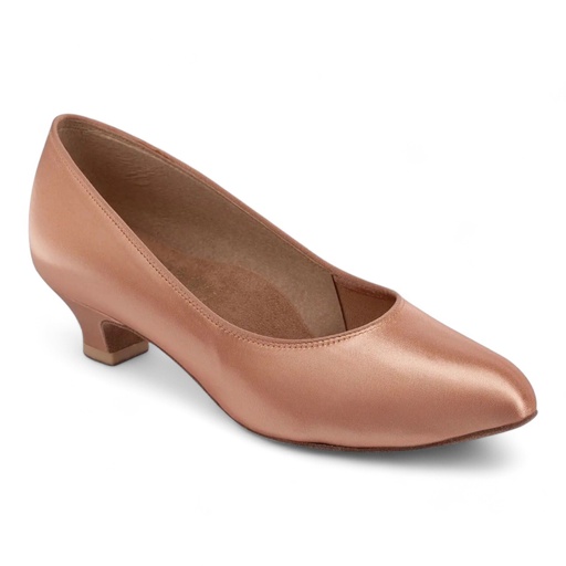 Modèle 1016 Flesh Satin Comfort Heel
