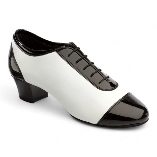 Modèle 8505 Black Patent / White Leather